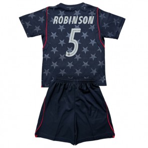 Förenta stater Antonee Robinson #5 Bortaställ Barn VM 2026 Kortärmad (+ Korta byxor)